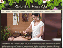 Tablet Screenshot of orientalmassages.co.uk